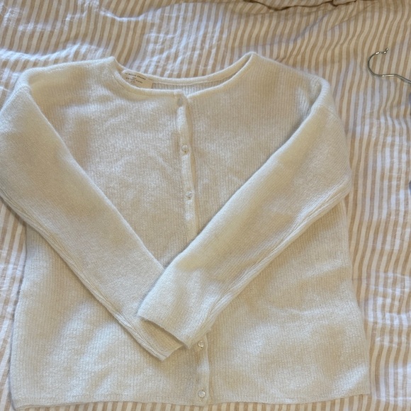 Sezane Gaspard cardigan Ecru - Picture 3 of 3